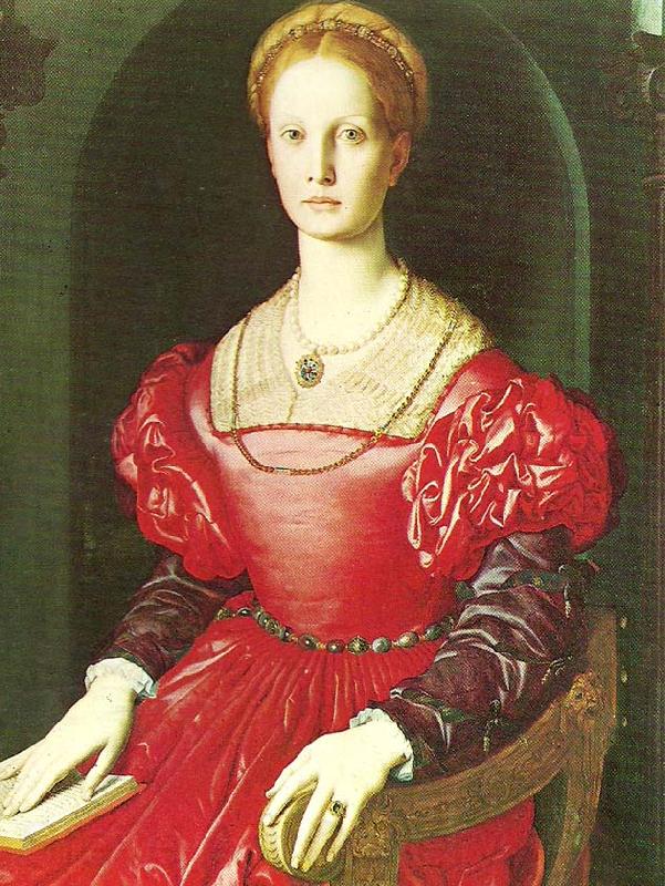 Agnolo Bronzino lucrezia panciatichi Norge oil painting art